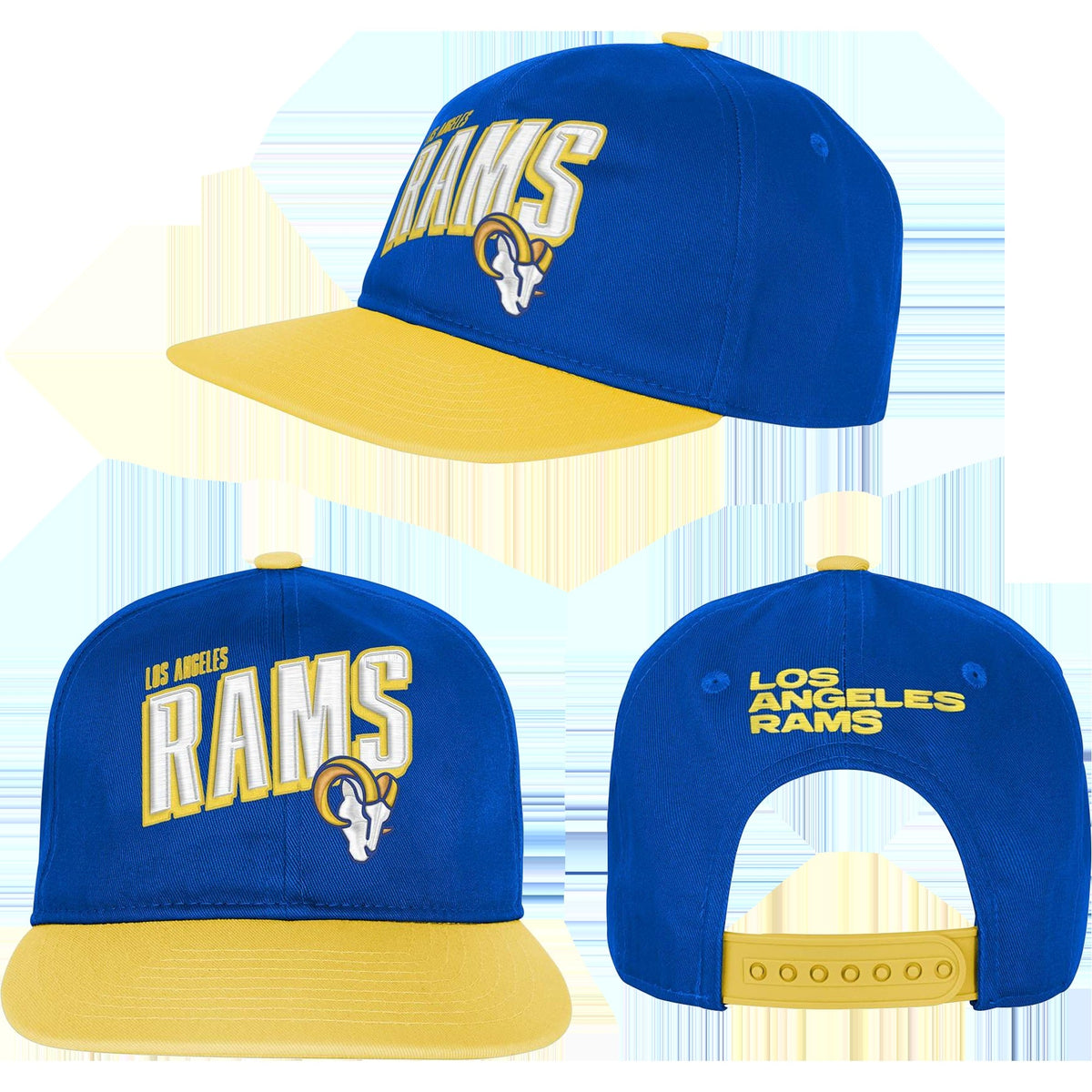 Youth Rams Essentials Deadstock Snapback