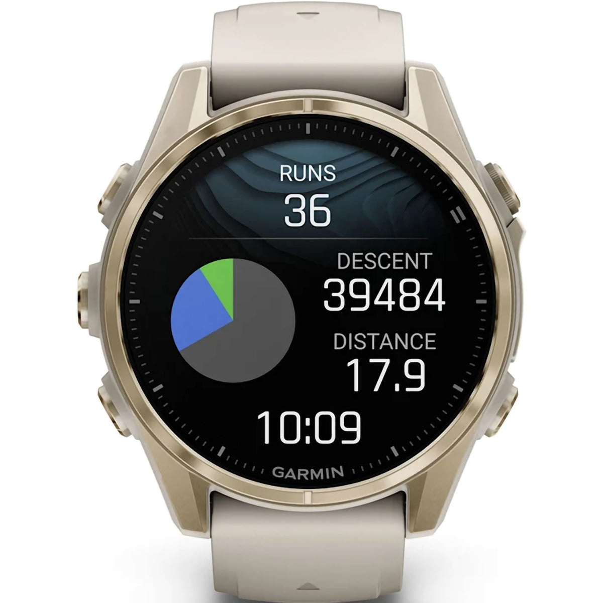 Fenix 8 Sapphire 43mm Amoled - Soft Gold
