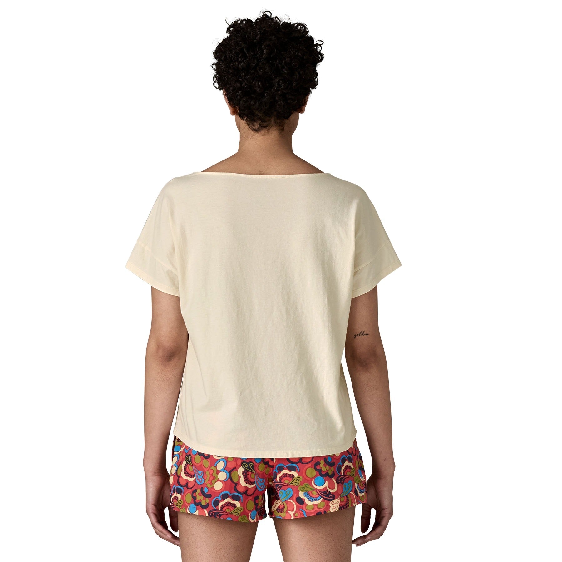 Women's Waves Rolling Relaxed Drop-Sleeve Organic Shirt