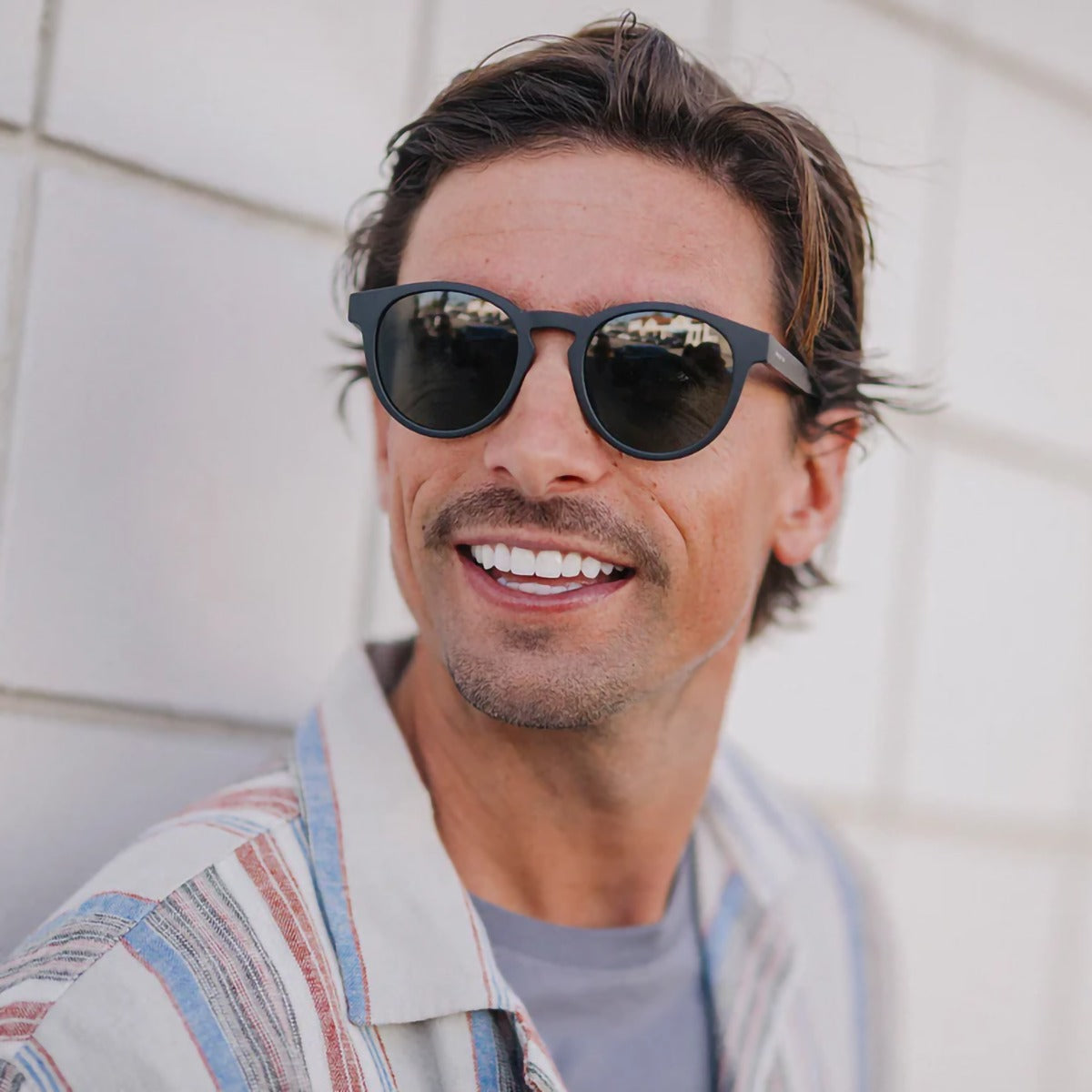 Barnes - Matte Black/Polarized Gray Green