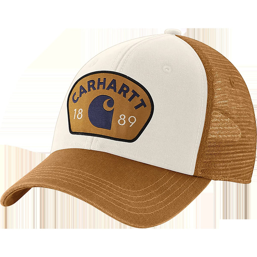 Men's Canvas Mesh-Back 1889 Patch Cap