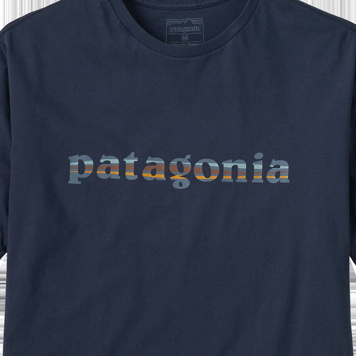 Men's 73 Skyline Text Logo Organic T-Shirt