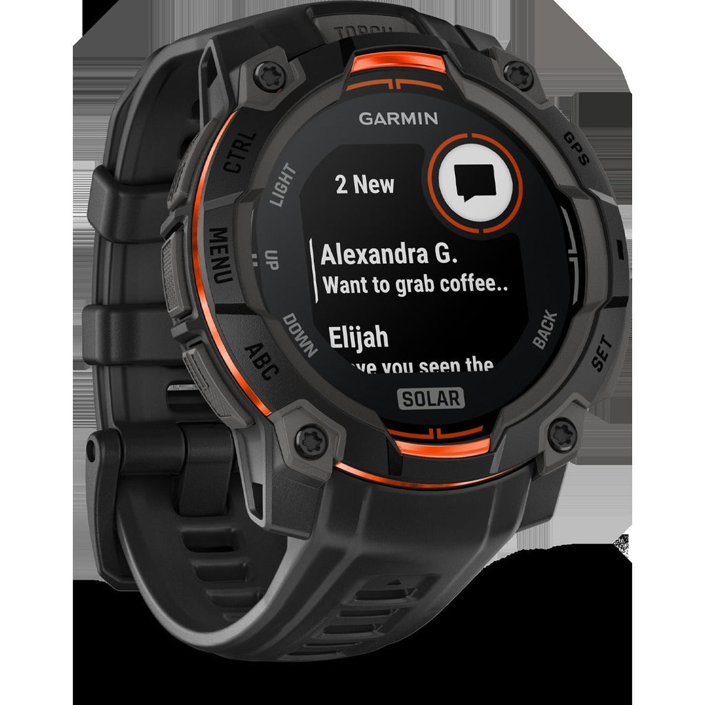 Instinct 3 Solar 45mm Black