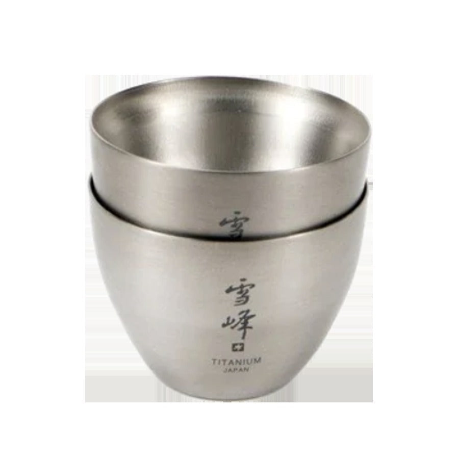 Titanium Sake Double Wall Cup