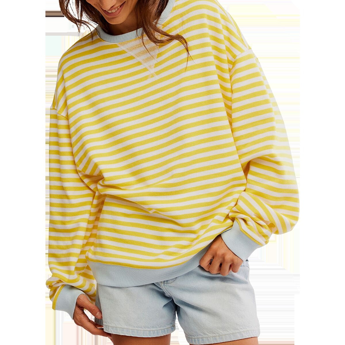 Women's Classic Striped Crew