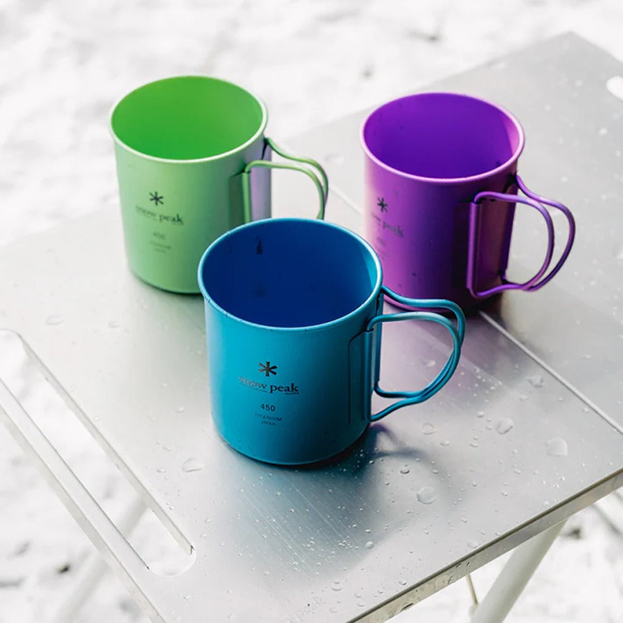 Ti-Single 450 Anodized Cup