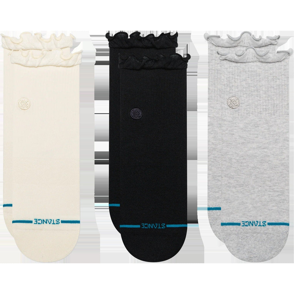 Women's Ruffle Icon Quarter 3-pack