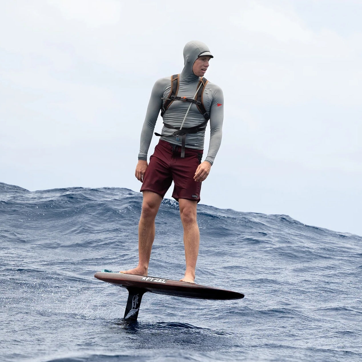 Men's Long Sleeve Hooded Rashguard