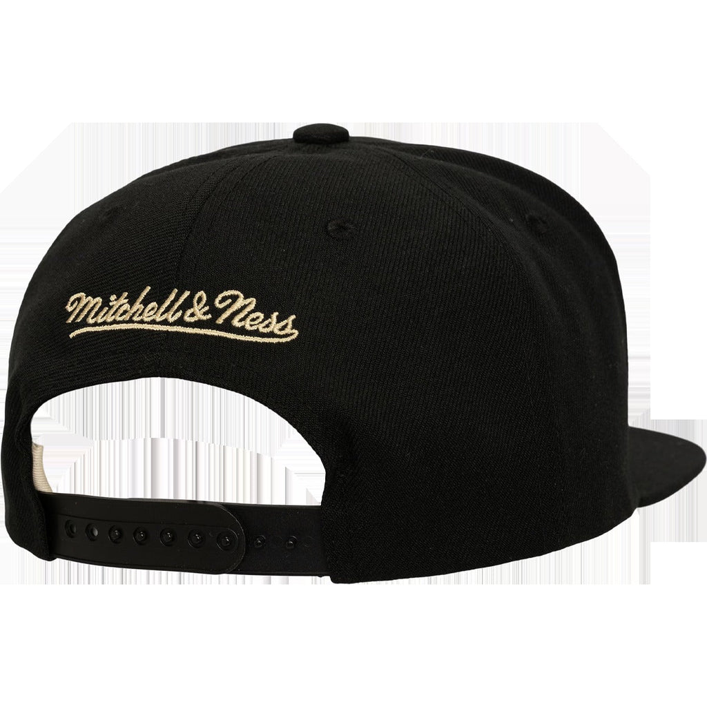 Warriors Cream Script Snapback