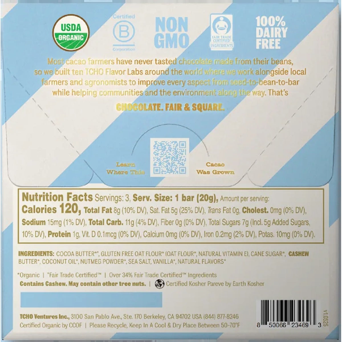 Seasonal 100% Plant Based Chocolate Bars