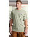 Men's Leightweight Short Sleeve Script Patch T-Shirt