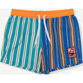 Men's Double Stripes Split Swim Short