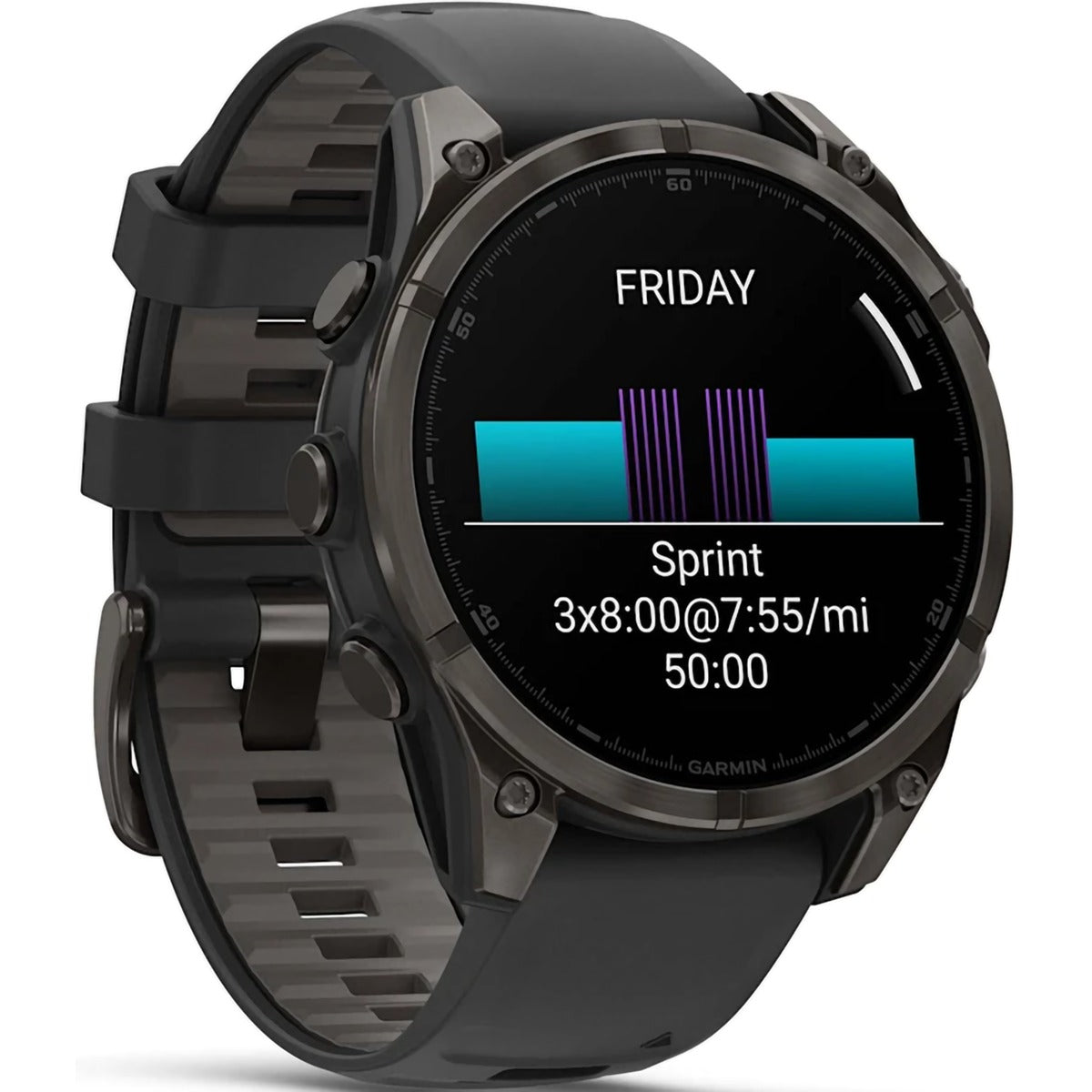 Fenix 8 Sapphire 47mm Amoled - Carbon Gray