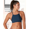 Women's Solid Double Lace Back Top
