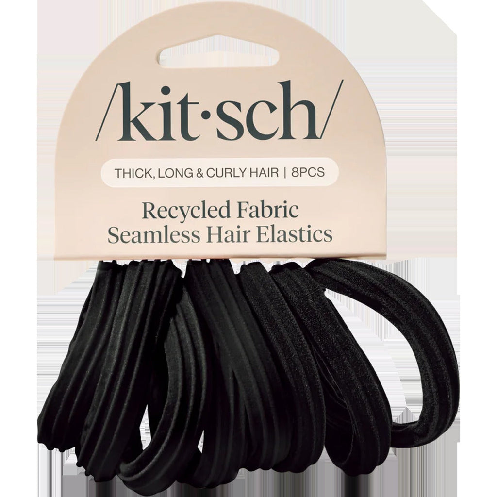 Recycled Seamless Hair Elastics - 8pc