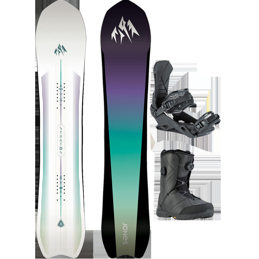 Jones Snowboards Women's Stratos Demo Snowboard Package
