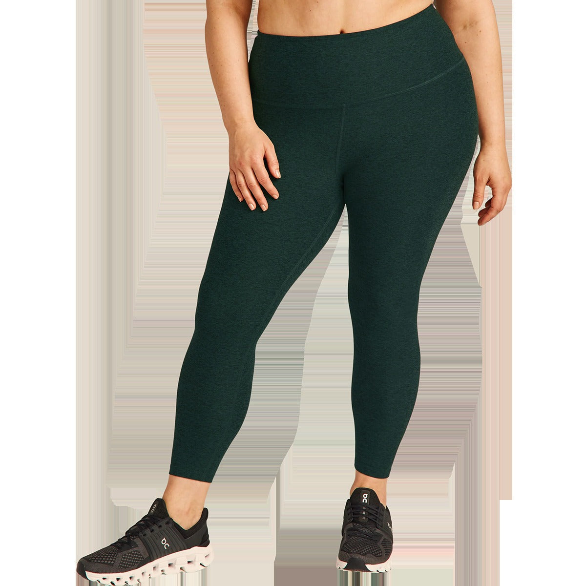 Women's Spacedye High Waisted Midi Legging - Extended