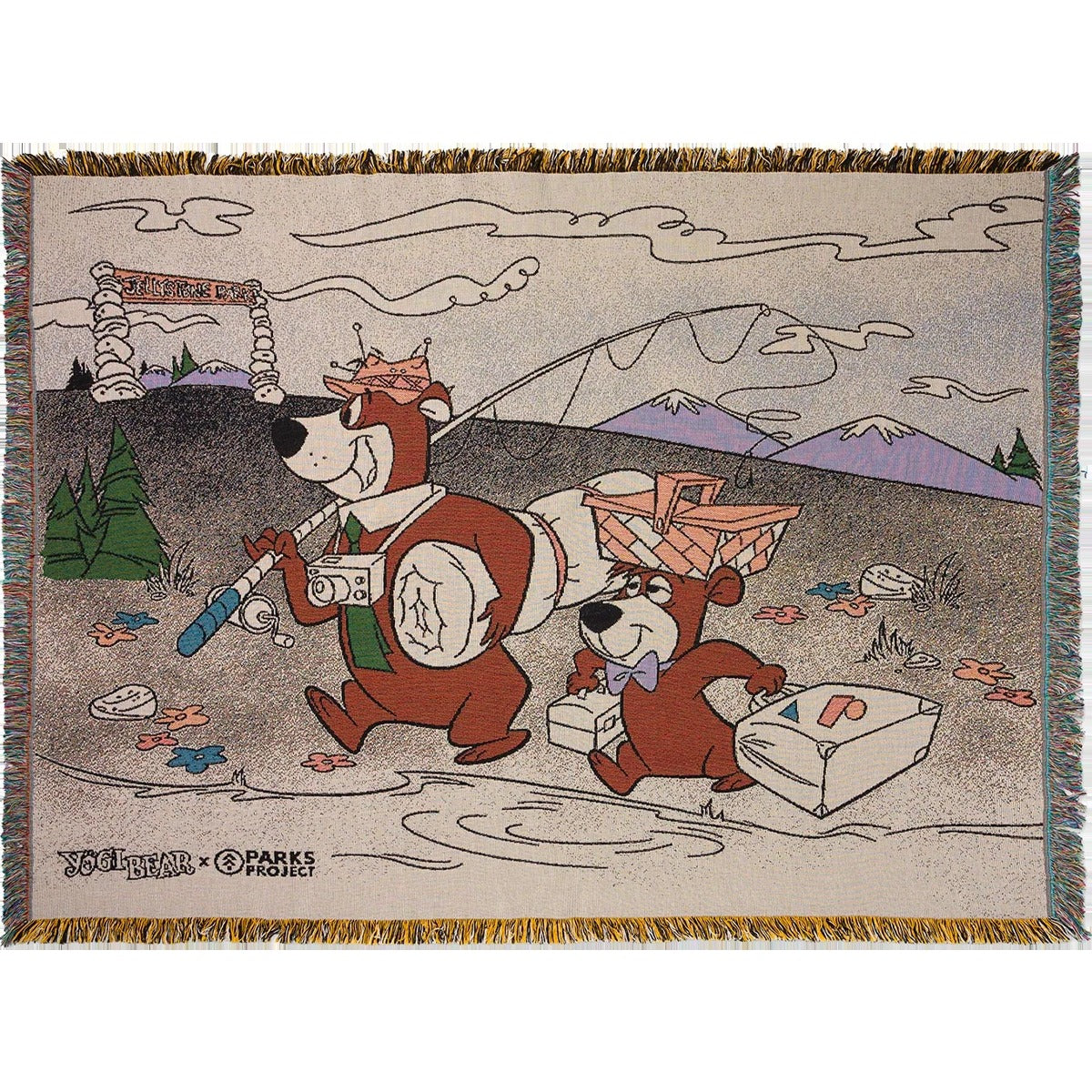 Yogi Bear x Parks Project Woven Blanket
