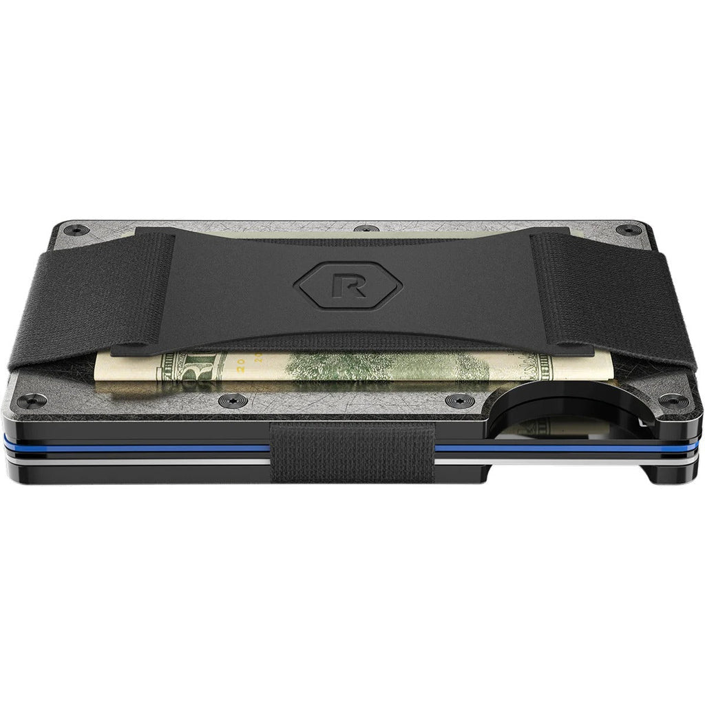 Titanium Wallet with Cash Strap
