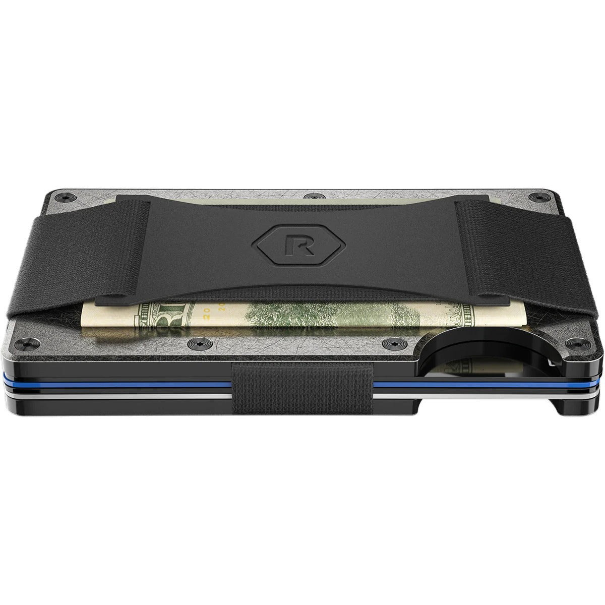 Titanium Wallet with Cash Strap