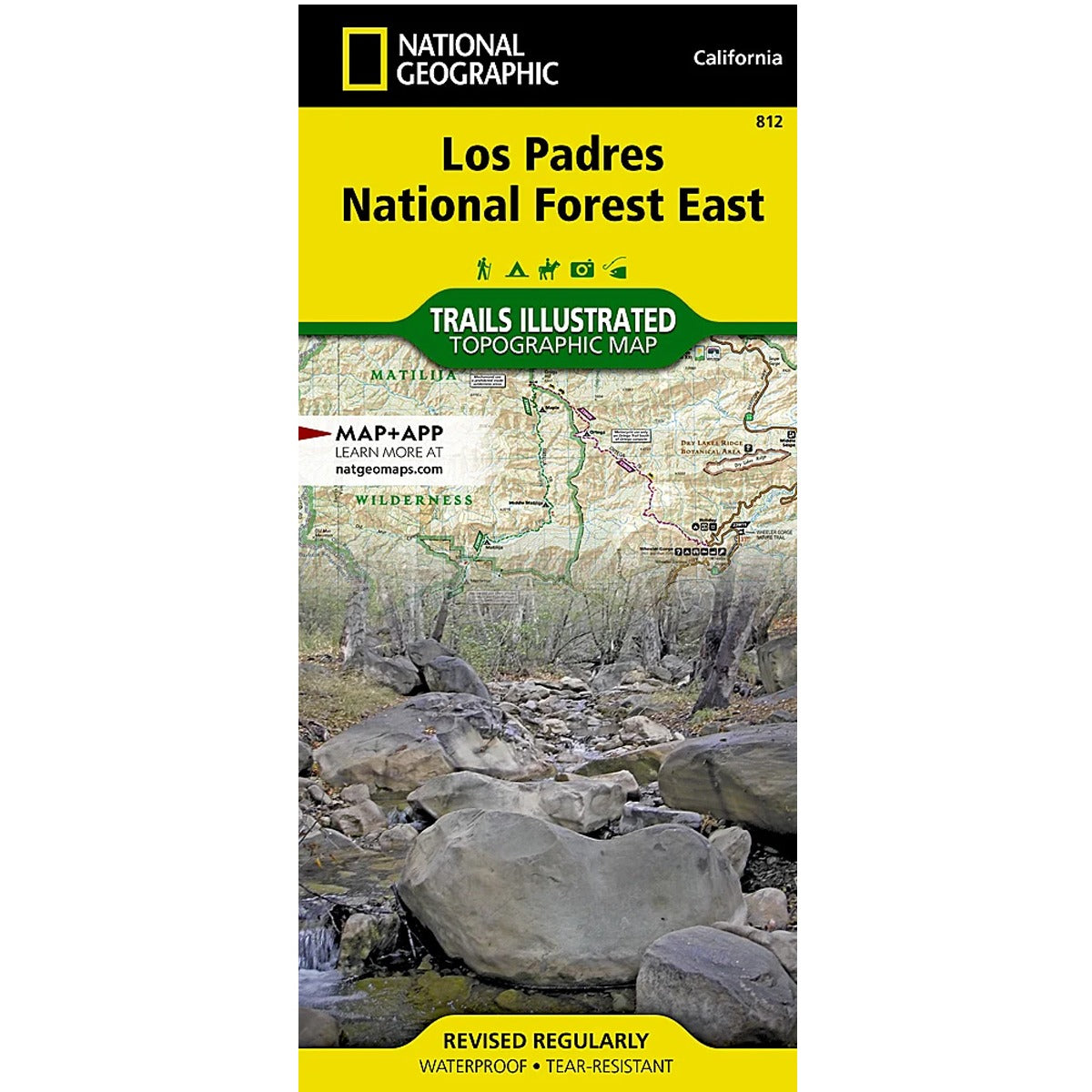 Los Padres Nat Forest East Map