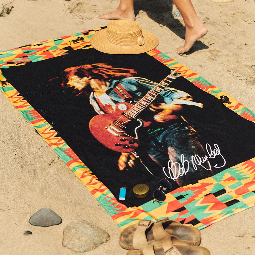 Bob Marley x Slowtide Trenchtown Beach Towel