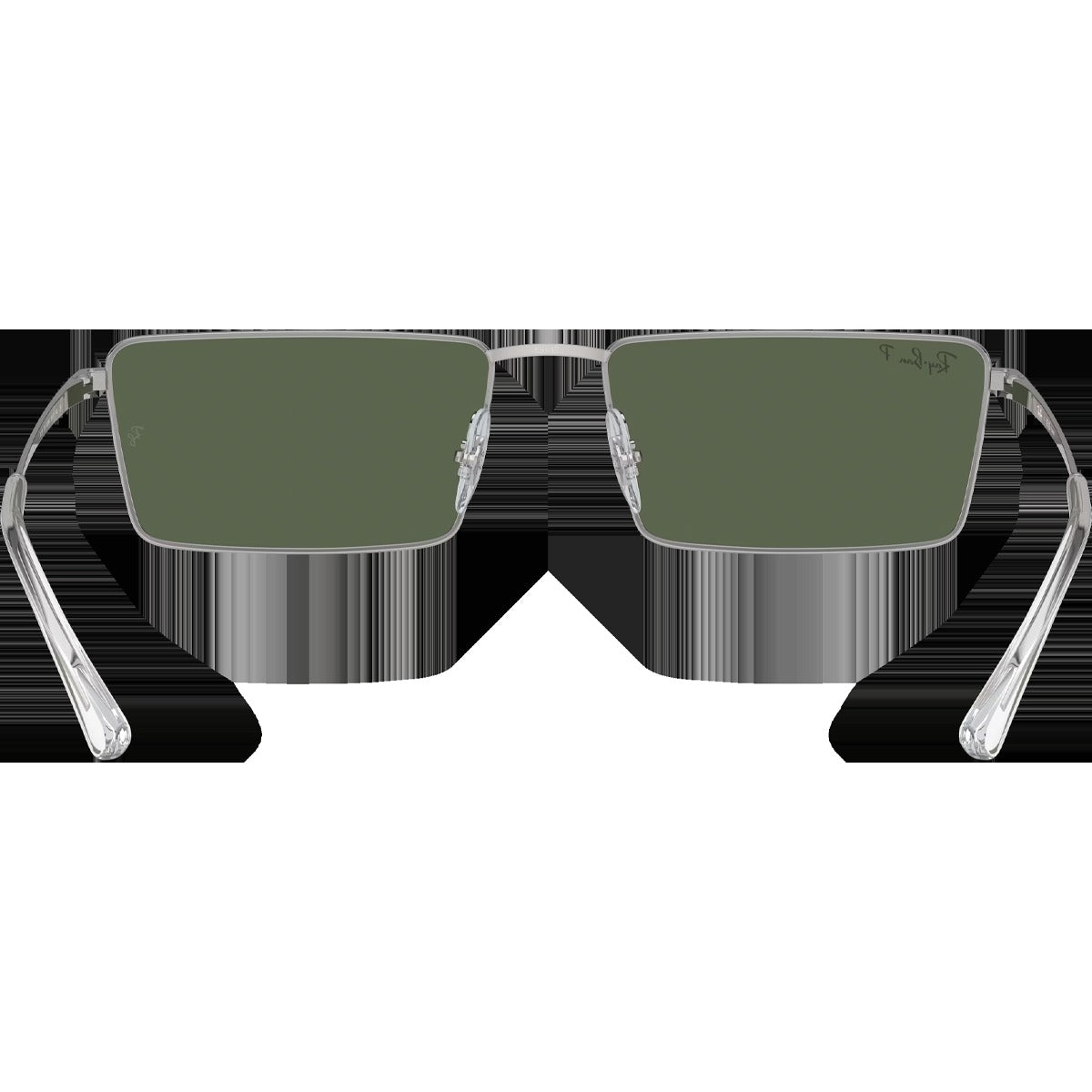 Emy Bio-Based - Polished Silver/Dark Green