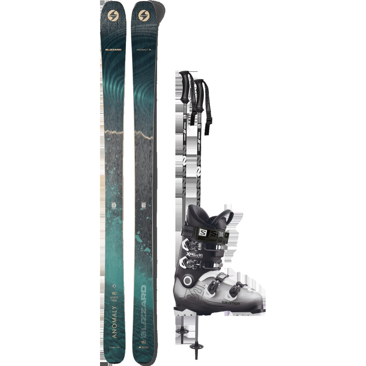 Blizzard Anomaly 94 Demo Ski Package
