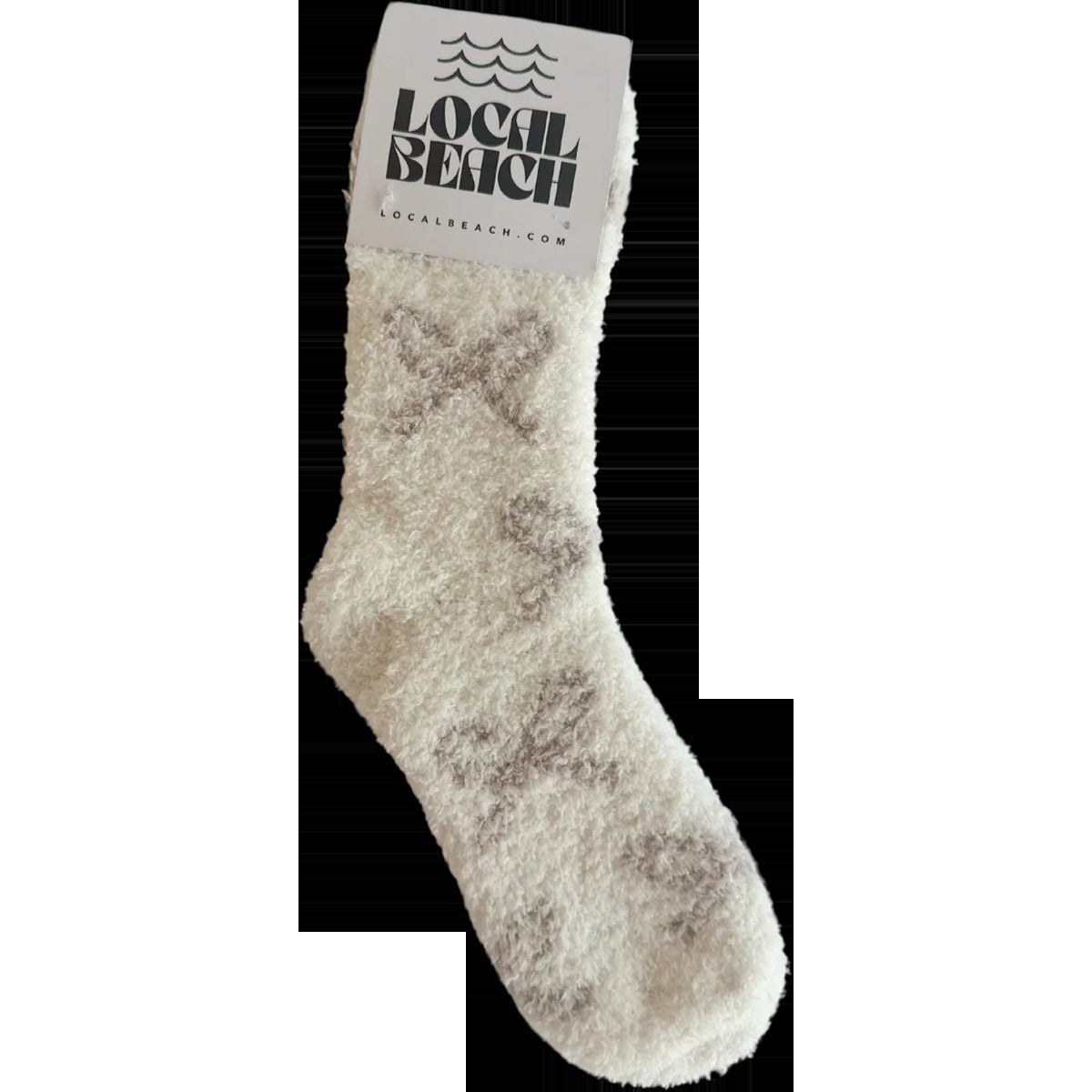 Local Beach Bow Cozy Socks