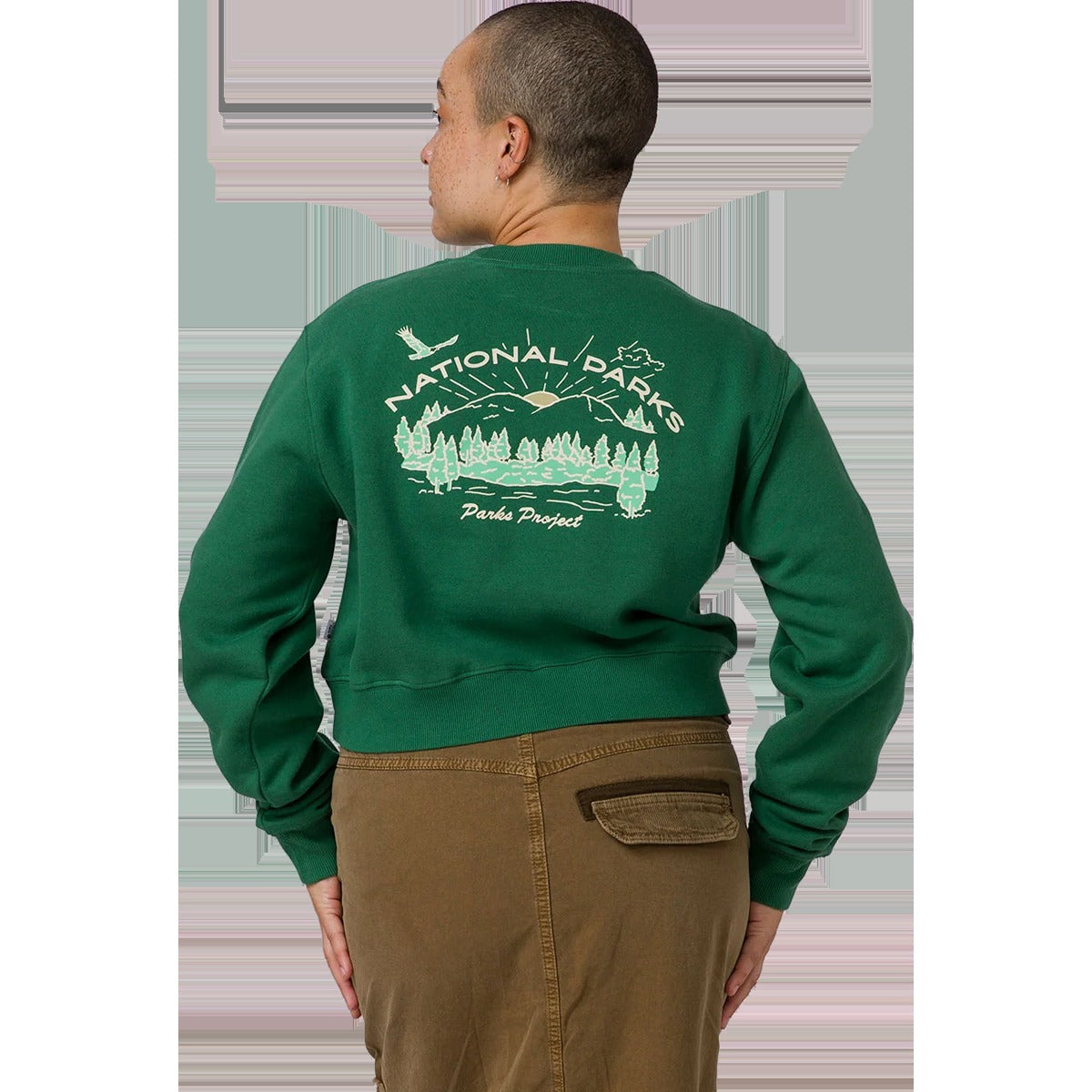 Women's National Parks Sunrise Cropped Crew
