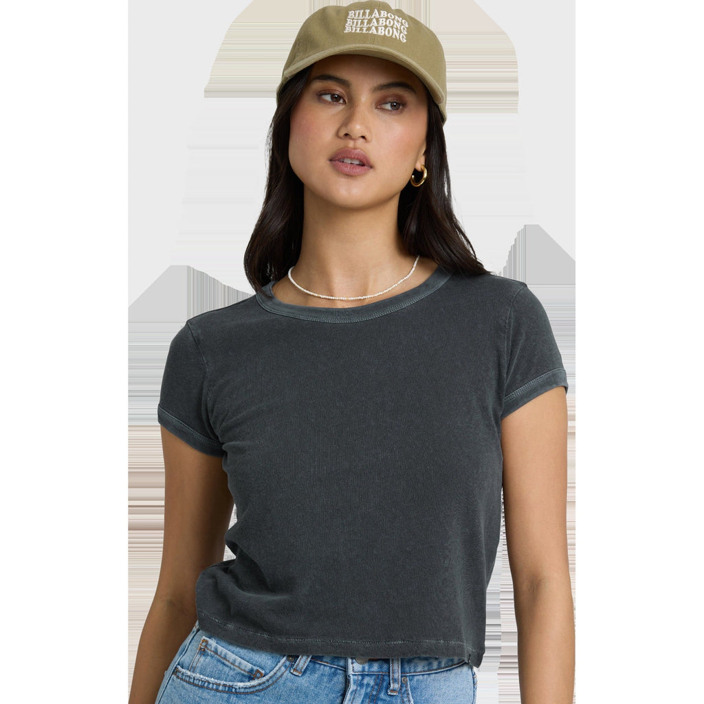 Women's Daily Short Sleeve Knit Tee