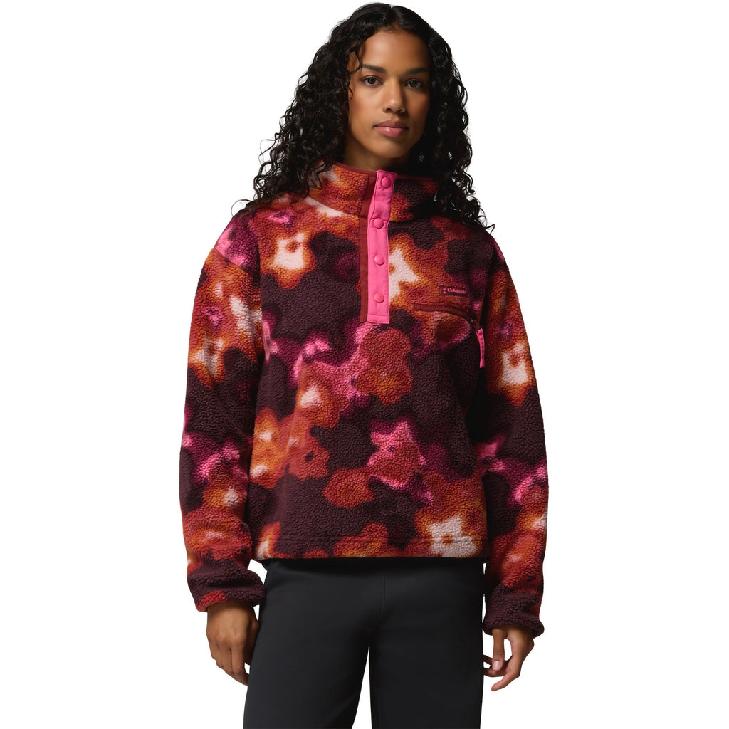 Women's Helvetia II Printed Crop 1/2 Snap Pullover