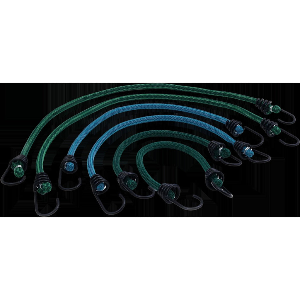 Assorted Bungee Cords - 6 Pack