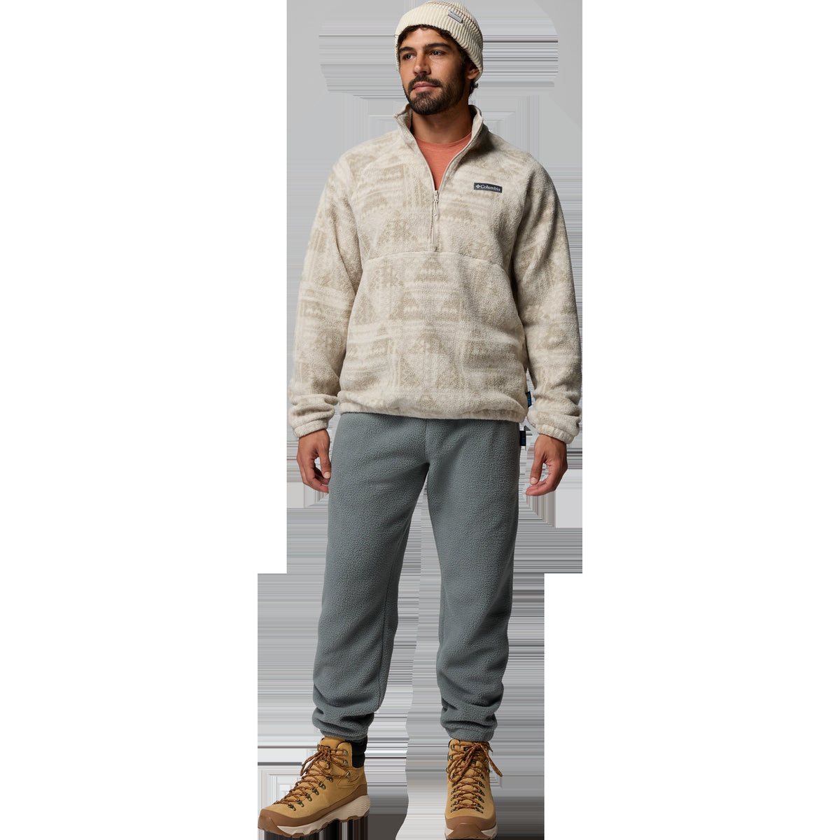 Men's Timber Crest Printed Half Zip