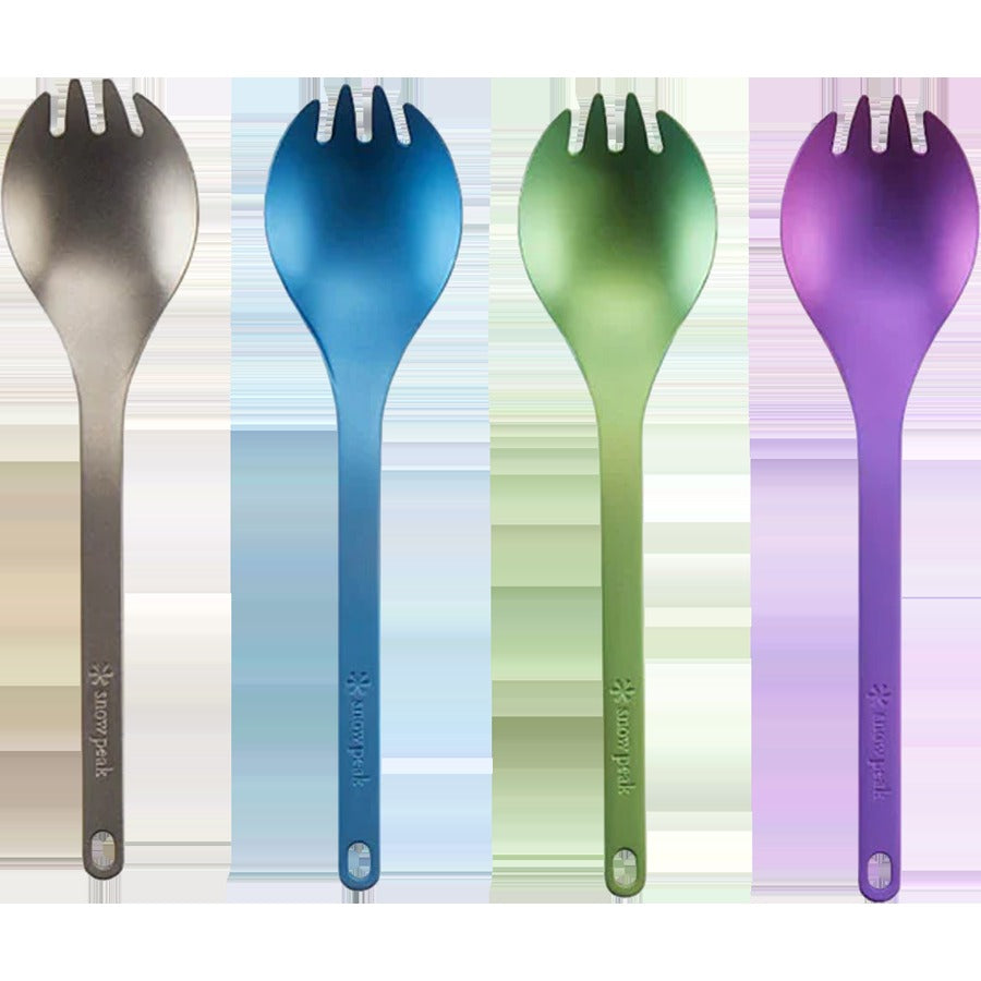 Titanium Spork Anodized