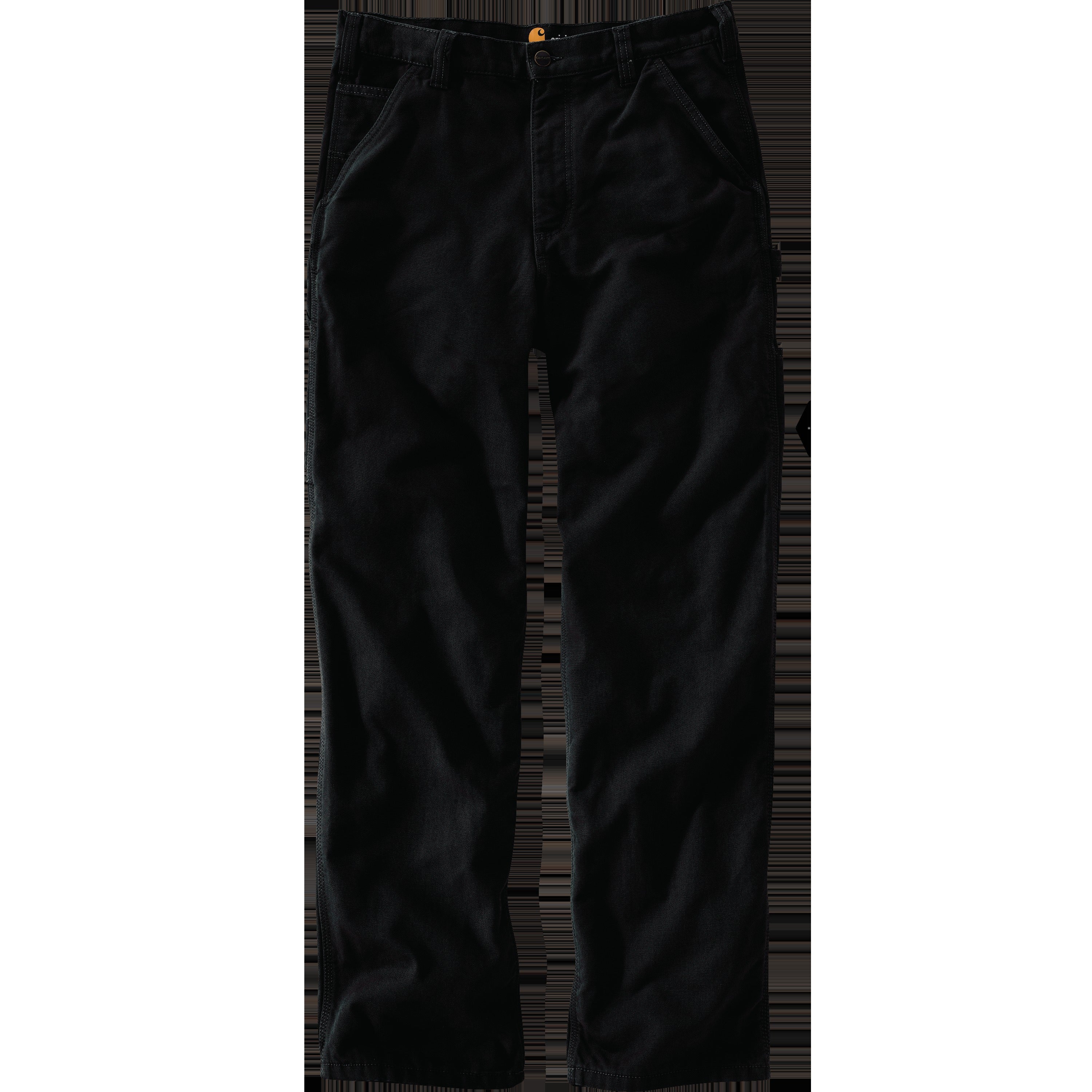 Men's Loose Straight Washed Duck Lined Pant