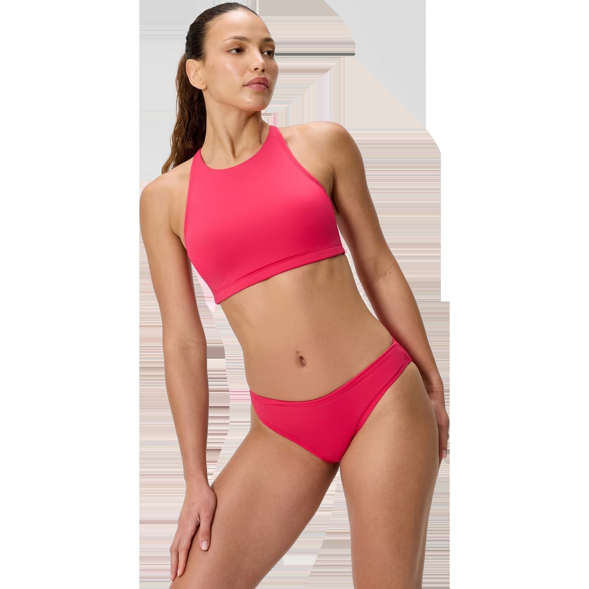 Women's Solid Square Neck Bikini Top
