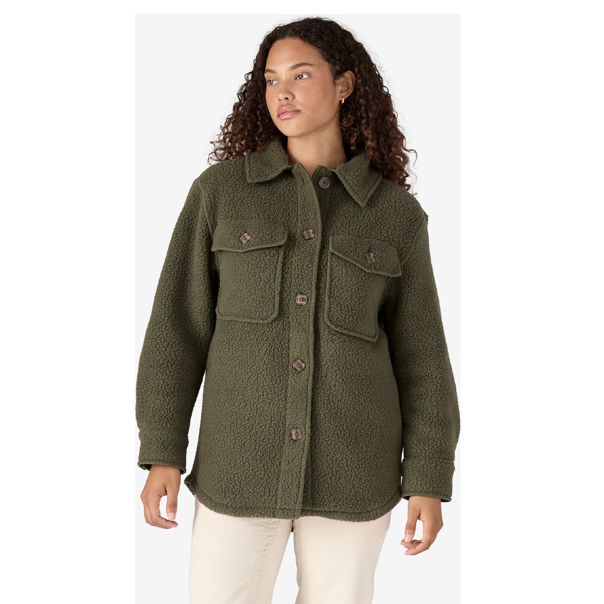 Women's Retro Pile Shirt Jacket