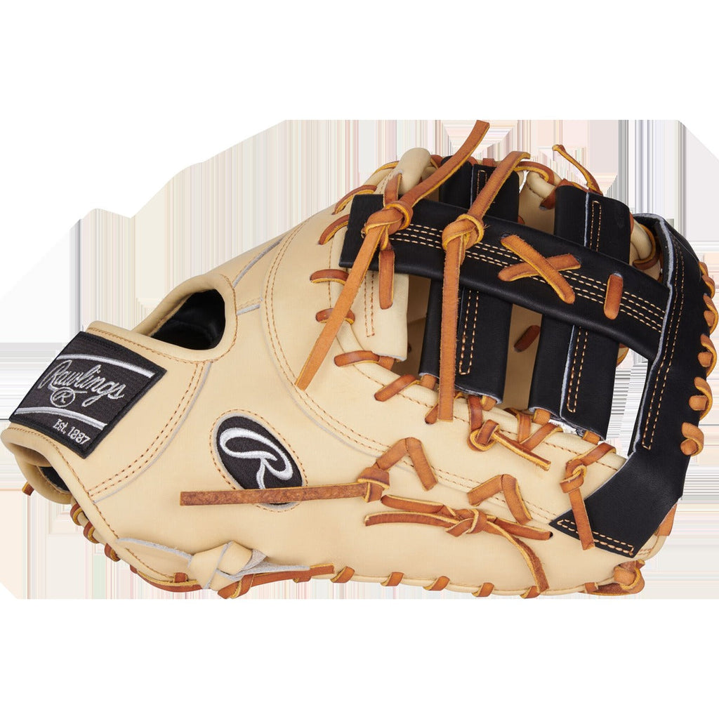 Heart of the Hide First Base Mitt - 13" Single Post Double Bar LHT