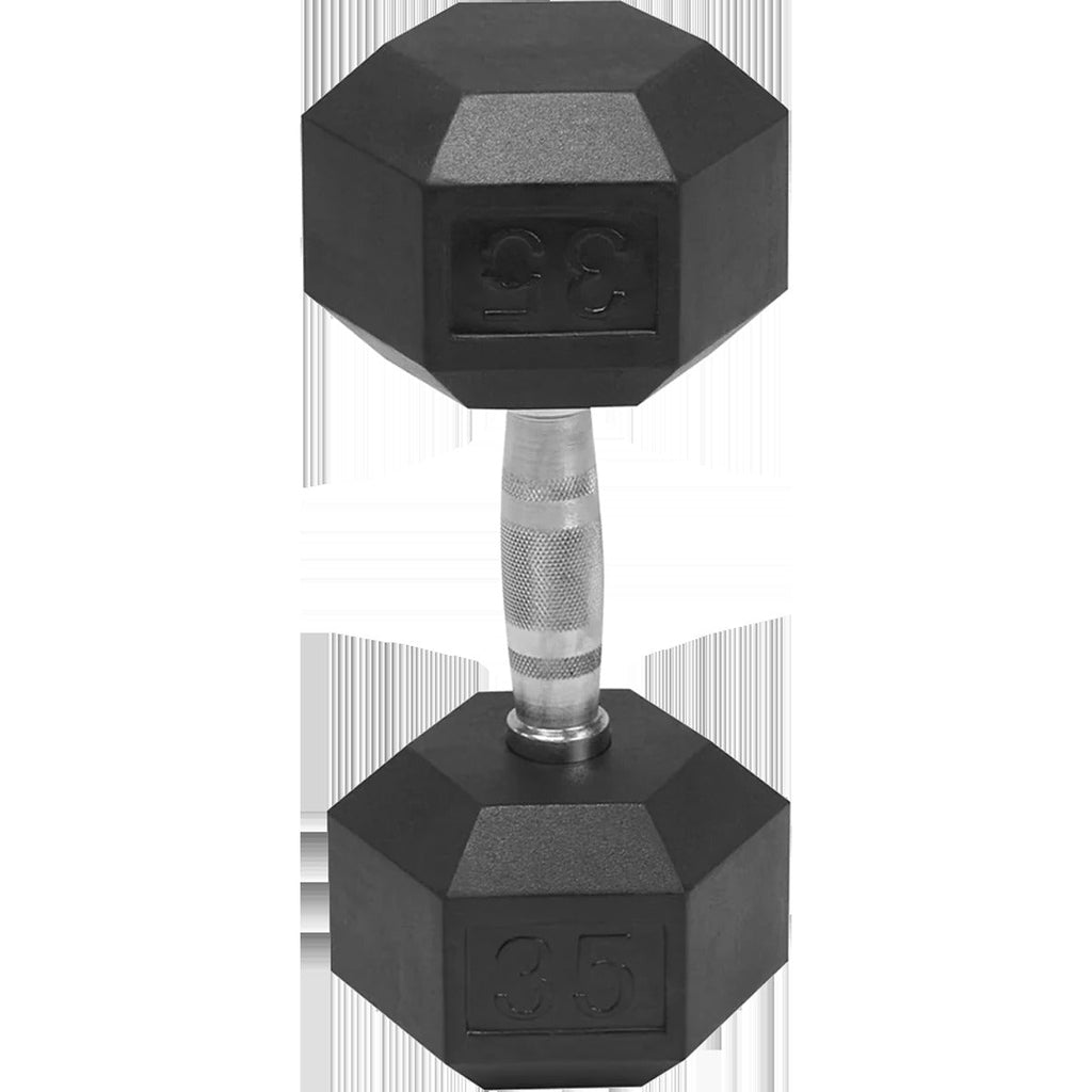 Rubber Hex Dumbbell 30 lb