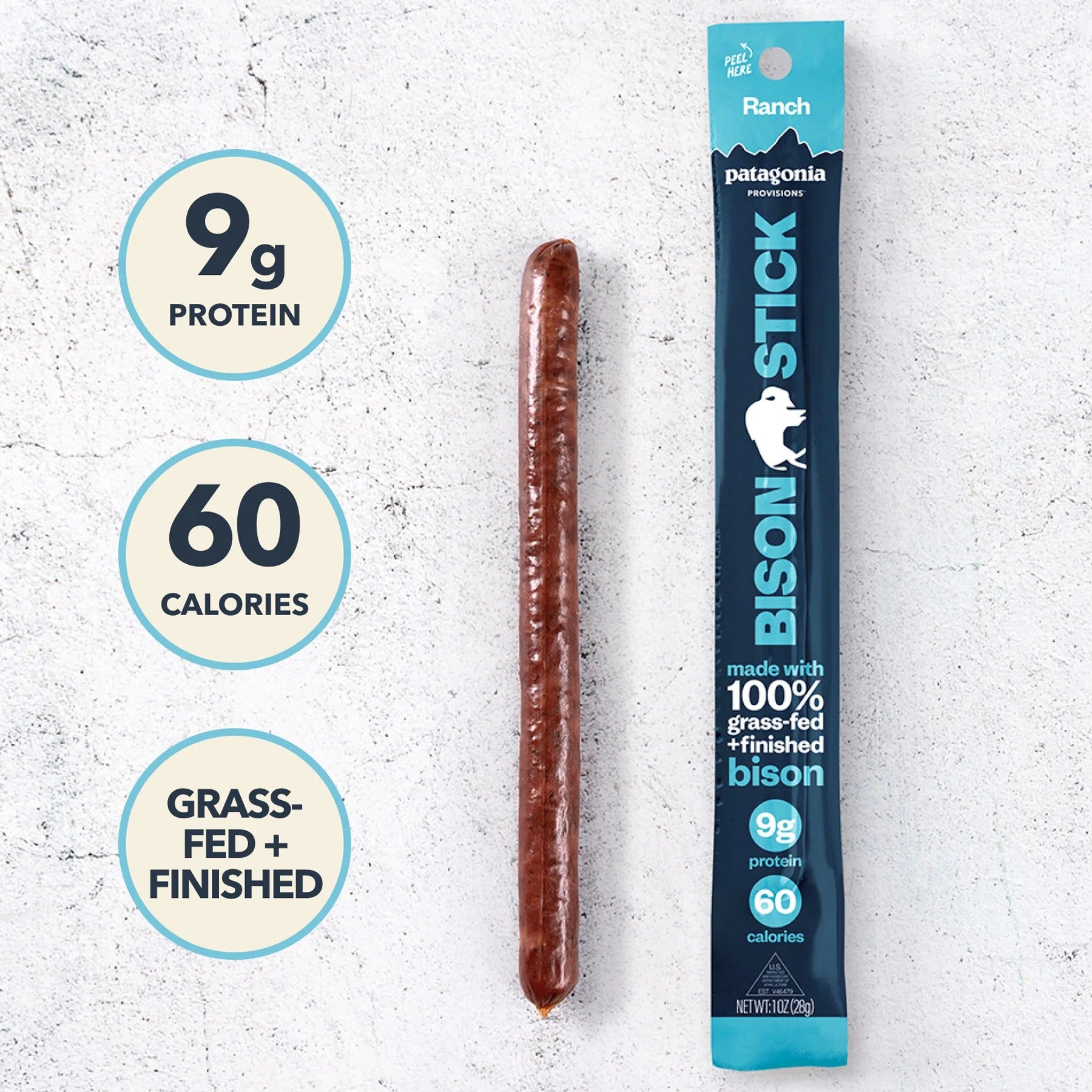 Pasture Raised Bison Sticks