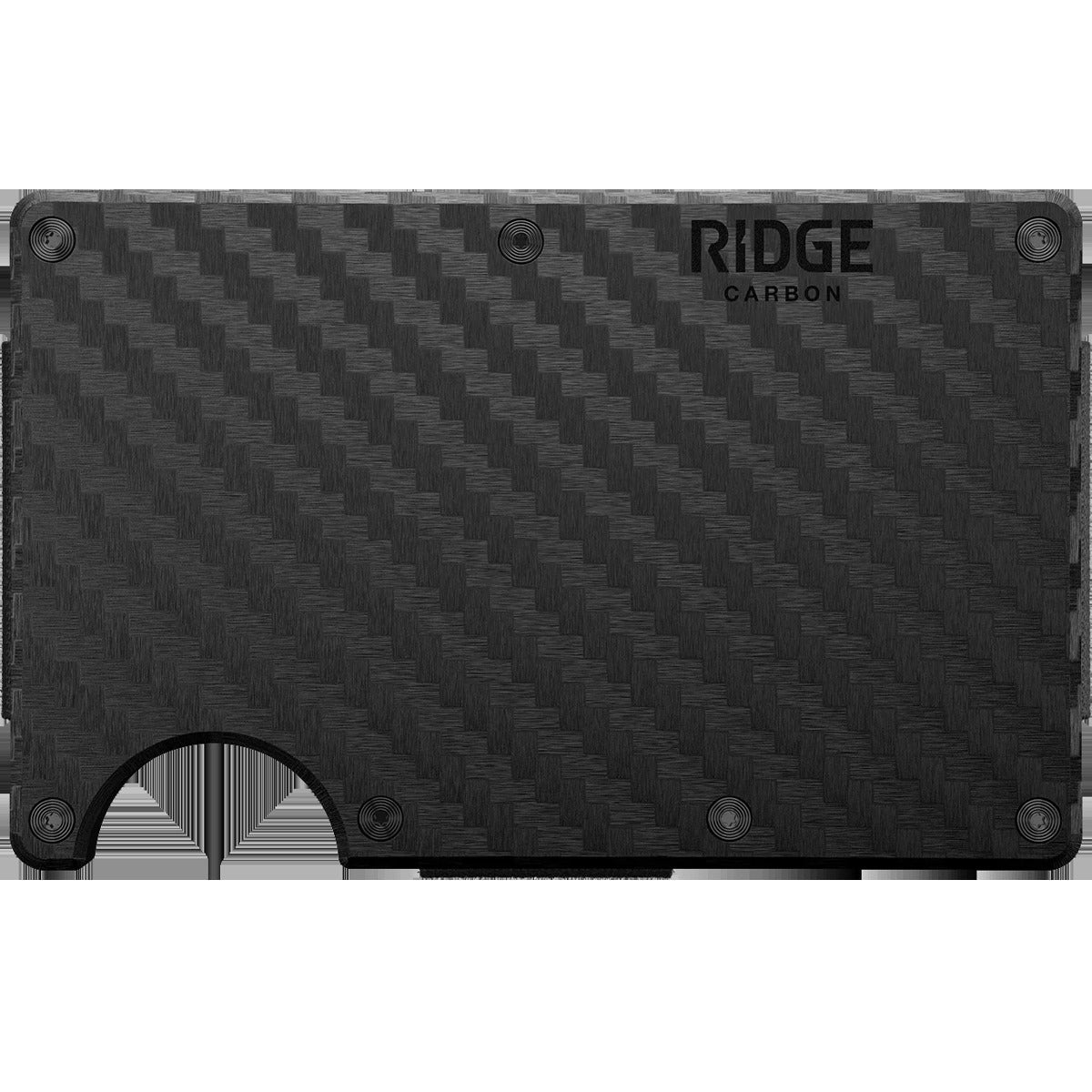 Carbon Fiber Wallet with Cash Strap