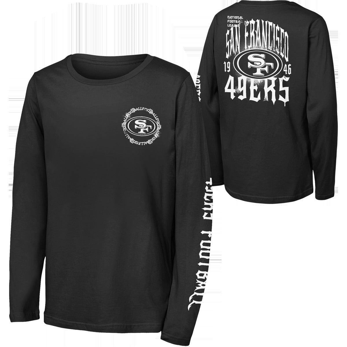 Youth 49ers Rumble Sleeve Long Sleeve