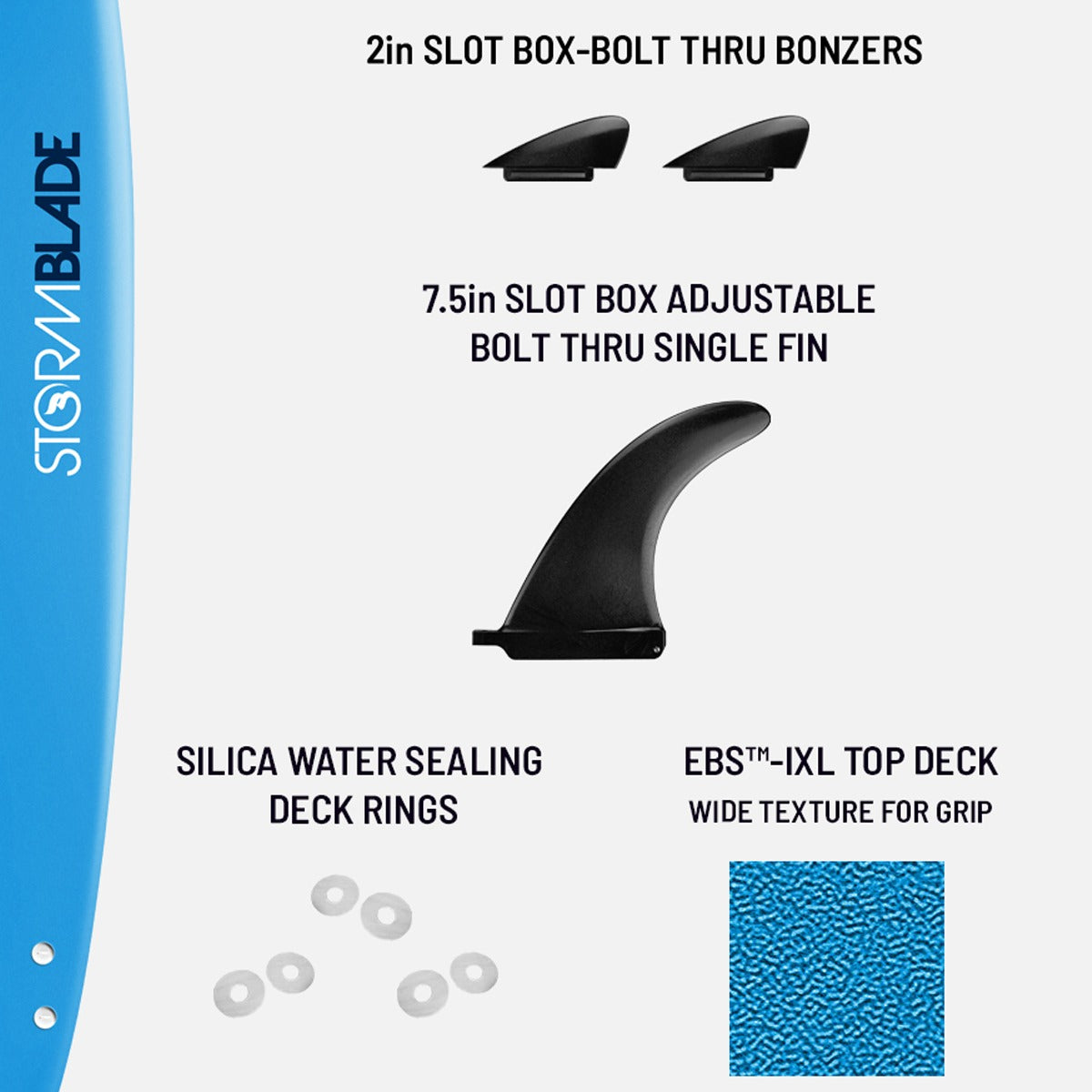 Wavestorm 8'0 Storm Blade Surfboard