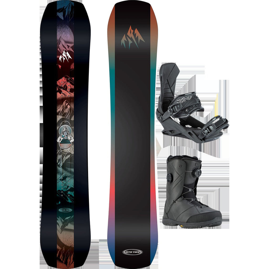 Jones Snowboards Mountain Twin Demo Snowboard Package