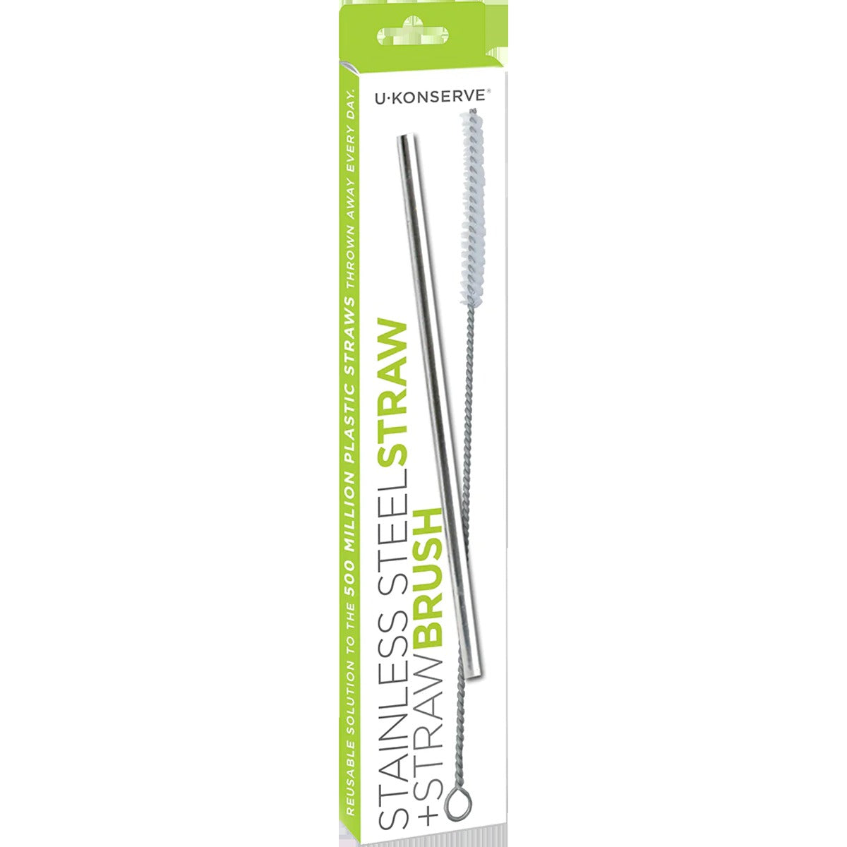 Stainless Steel Straw + Straw Brush