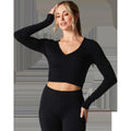 Women's Criss Cross Long Sleeve Top