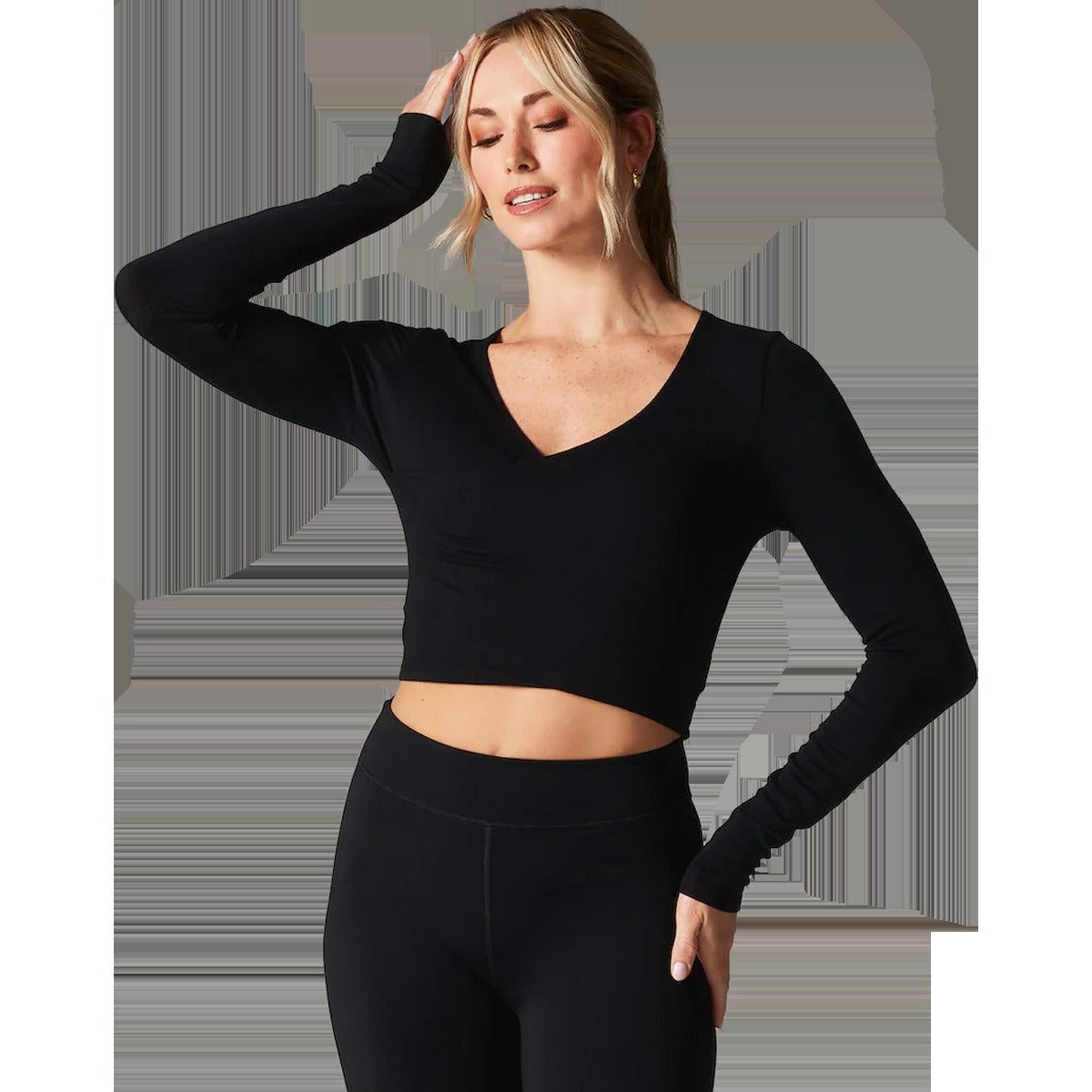 Women's Criss Cross Long Sleeve Top