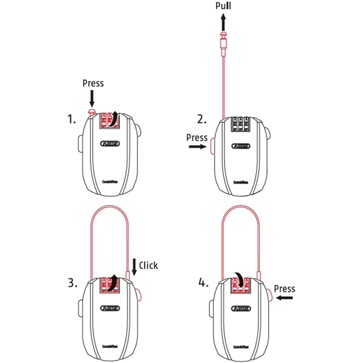 Abus CombiFlex Rest 105, 105cm