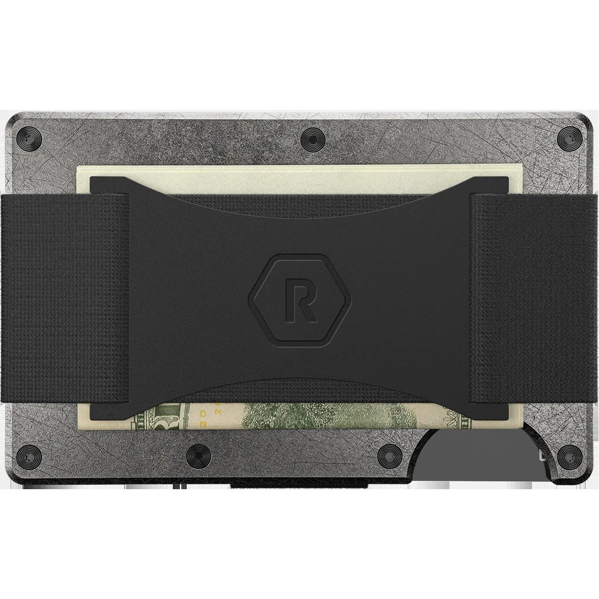 Titanium Wallet with Cash Strap